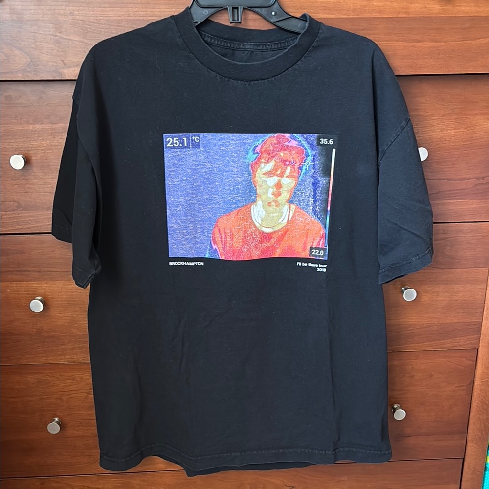 Brockhampton XL Black Graphic T-Shirt, I’ll be there tour 2018